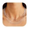 Collar Retro Transfronterizo Collar Y Simple Lazo Distintivo Cadena Clavícula Moda Elegante Joyería Combinable Nuevo Mujer