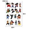 Recuerdos de la Infancia Dragon Ball Pegatina Teléfono Móvil Taza de Agua Pegatina Decorativa Impermeable Pegatina para Diario Infantil Venta al por Mayor