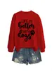 A Vida é Melhor com Amazon Ebay Site Independente Moletons Casuais e Confortáveis Femininos Novos Outono e Inverno