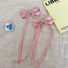 Menina Doce de Verão~ Presilha de Cabelo com Laço de Fita para a Parte de Trás da Cabeça, Presilha Bico de Pato Delicada com Laço e Fita