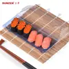 Caja Desechable para Sushi Sanze Cocina Japonesa Comercial Caja de Empaque Transparente Azul Antivaho Caja de Empaque Especial para Puesto