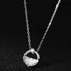 Un Collar Wang Qingquan Estilo Coreano ins Tendencia Personalidad y Temperamento Cadena para la Clavícula Simple Fresco Pequeño Accesorios de Celebridad de Internet Corazón de Chica