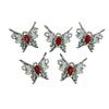 Colgante de Aleación de Mariposa Color Duradero Collar Pulsera Pendientes Versátiles para Chicas Joyería Hecha a Mano Materiales DIY Accesorios
