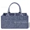 Bolsa de pañales de fieltro transfronteriza de gran capacidad bolsa de almacenamiento para artículos varios bolsa para mamá para exteriores bolsa de almacenamiento de pañales de fieltro al por mayor