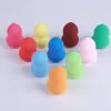 Esponja de maquillaje con forma de huevo de calabaza, cojín de aire, gota de agua, corte oblicuo, esponja agradable para la piel, huevo de maquillaje, húmedo y seco, de doble uso, no ingerir polvo