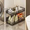 Estante de almacenamiento junto a la lavadora, estante de almacenamiento multifuncional con drenaje para el baño, estante de almacenamiento multicapa móvil para el inodoro