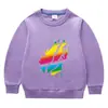 Ropa para Niños Nueva de Comercio Exterior Transfronterizo Primavera y Otoño 2023 Suéter de Cuello Redondo Chaqueta de Algodón de Manga Larga para Niños y Niñas