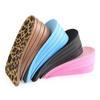 Palmilha aumentada design de meia almofada invisível ajustável de duas camadas absorção de choque universal masculino e feminino 5cm aumentado