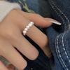 Anillo de Fragmento de Perla para Mujer, Diseño Nicho Estilo Ins, Anillo de Uso Diario Moderno y Único, Artículo Popular de Celebridad de Internet, Anillo Trendy para Dedo Índice