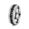 Anillos de Acero de Titanio Europeos y Americanos Incrustados con Diamantes de Amazon, Anillos de Moda Sencillos para Pareja, Joyería, Accesorios de Acero Inoxidable Más Vendidos