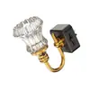 Luz de Noche de Enchufe 1W Controlada por Luz Gy233U Tira Floral Rayada Pantalla de Vidrio Modelo Dormitorio Pasillo Sensor Avanzado Luz de Noche