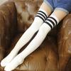 Calcetines de Algodón para Uniforme Escolar Japonés y Coreano Calcetines de Porrista para Role-Playing Calcetines de Fútbol Calcetines Largos a Rayas 210