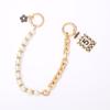 Yilian novo estilo Chanel Pérola cadeia portátil dupla cadeia pulseira pulseira caixa de telefone chaveiro-cadeia resistente a quedas atacado