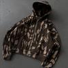 Nuevo Camuflaje Casual Estilo Americano Retro Holgado Estilo Urbano Cárdigan de Moda Trendy Sudadera con Capucha y Cremallera