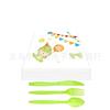 Bonita decoración para fiesta de cumpleaños con temática de dinosaurio verde, bandeja de papel con forma de dinosaurio pequeño, banderines para tirar de vasos de papel, diseño para fiesta infantil