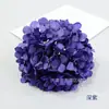 Flor de hortensia artificial estilo europeo 54 pétalos con pétalos pintura al óleo hortensia arreglo floral para salón de bodas decoración de caja de regalo
