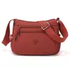 Bolsa Transversal de Ombro Único em Camadas para Mulheres, Casual e Versátil, Bolsa de Lona Portátil de Grande Capacidade, Repelente à Água, Bolsa Pequena Leve, Bolsa para o Dia a Dia