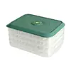 Caixa de Bolinho de Grande Capacidade Geladeira Doméstica Especial Selada Fresh-keeping Multi-camada Quick-frozen Food Wonton Storage Box
