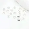 Preserva a cor ouro 14k real formato irregular contas espaçadoras de pedra lapidada peças espaçadoras pulseira colar de prata esmagada acessórios DIY feitos à mão