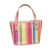 Bolsa de Mão Colorida Tecida 2026 Estilo Fresco Mini Bolsa Tote para Meninas, Bolsa Saco Versátil Casual da Moda Tendência