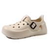 Hole Shoes Masculino Anti-cheiro Verão Novos Chinelos de Cintura Alta Antiderrapantes para Uso Externo EVA Respirável Resistente ao Desgaste Chinelos de Praia