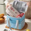 Bolsa Térmica para Lonchera de Gran Capacidad, Bolsa de Almuerzo Portátil Conveniente, Bolsa de Almuerzo Impermeable y a Prueba de Aceite con Bolsa para Arroz, Bolsa para Picnic al Aire Libre