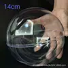 Bola Acrílica Altamente Transparente Bola Plástica Oca Enfeite com Mecanismo de Abrir e Fechar Bola de Natal Decoração Bola Redonda de Cristal Bola Transparente