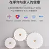 Luminária de teto minimalista para quarto, novo design redondo em onda, estética de alta qualidade, amigável aos olhos, espectro completo, adequada para quartos de estudo de crianças, com três opções de temperatura de cor
