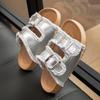 Pantuflas Infantiles para Niñas, Calzado de Verano para Exteriores, Nuevas Sandalias Elegantes Estilo Birkenstock 2026 para Niñas, Sandalias de Deslizamiento de Moda para Niños Mayores