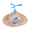 Chapéu de Palha para Animal de Estimação Cruzado Chapéu Moinho Chapéu de Sol para Cachorro Festa de Carnaval Halloween Chapéu para Animal de Estimação