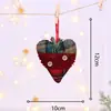 Cena de Decoração de Natal Arranjo de Árvore Suprimentos de Feriado Sacola de Material para Joias de Fantasia Tecido Meias Pingente Adereços Acessórios