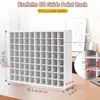 Caja de Almacenamiento de Pintura para Manualidades de 64 Compartimentos Transfronteriza Estante de Pintura para Montar en Pared Estante de Pintura Apilable Nuevo
