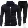Amazon Transfronterizo Nuevo Estilo Sudadera con Cremallera y Cuello Alto de Forro Polar para Hombre Chaqueta Sudadera Cardigan de Color Sólido con Cuello Alto para Hombre