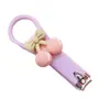 Criativo desenhos animados cortador de unhas ins Girl Heart bonito Mini cortador de unhas dobrável portátil Home Manicure Tool