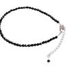 Joyería Transfronteriza Europea y Americana Estilo Casual de Verano Pulsera de Cristal Negro Diseño Simple con Cuentas Estilo Ins Joyería de Muñeca