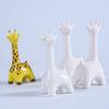 Cerámica Lisa en Blanco Animal Lindo Jirafa Cerámica de Jingdezhen Adornos Productos Semi-acabados Estudiantes Niños Pintado a Mano Blanco Liso