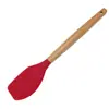 Mango de Haya Juego de Utensilios de Cocina de Silicona Set de 12 Piezas Cuchara de Sopa de Silicona Raspador Pala de Cocina Herramienta Cuchara Kit de Utensilios de Cocina