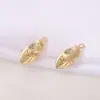 Atacado produtos semi-acabados acessórios de joia material metal cravejado zircônia garra de caranguejo pingente diy colar brincos pingente