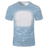 2022 nueva camiseta de manga corta para hombre y mujer con patrón de moda de transferencia térmica 3D personalizado de cuello redondo