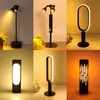 Lámpara de mesa LED recargable tipo barra Amazon transfronteriza, lámpara de mesa decorativa para restaurante, luz nocturna ambiental, lámpara de noche, lámpara de llama