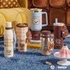 BEDDYBEAR/Oso Taza Nueva Serie de Ocio Vacacional Taza Térmica para Té de Flores, Café, Uso de Oficina, Vaso de Agua de Acero Inoxidable