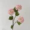 3 hortensia bola de nieve flor artificial decoración del hogar sala de estar exhibición flor falsa salón de bodas arreglo floral accesorios para fotos