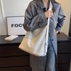 Bolso Bandolera de Lona Lavable para Mujer, Color Sólido, Moderno, Versátil, Casual, Estilo Nuevo, Ligero, Adecuado para el Viaje Diario, Puede Sostener Botella de Agua, Verde Militar