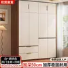 Armario para Dormitorio Principal del Hogar 2026 Modelo Nuevo Estilo Mid-Century Gabinete de Almacenamiento Segmentado Simple para Habitación de Alquiler Armario de Madera con Colgador