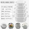 Lavabo de Plástico Transparente Canjia para Uso Doméstico, Estilo Moderno Simple, Cuenco Redondo para Lavar Verduras, 40 cm