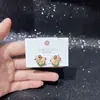 Pendientes Originales para Mascotas Pequeñas Aguja de Plata S925 Otoño e Invierno Nuevo Estilo Girly de Nicho Versátil Accesorios de Yiwu Al por Mayor