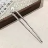 Grampo de Cabelo em U com Contas Redondas Simples para Mulheres 2026 Novo Estilo Ferramenta de Penteado para Coque de Alta Qualidade Novo Estilo Chinês Grampo de Cabelo Acessório de Cabelo