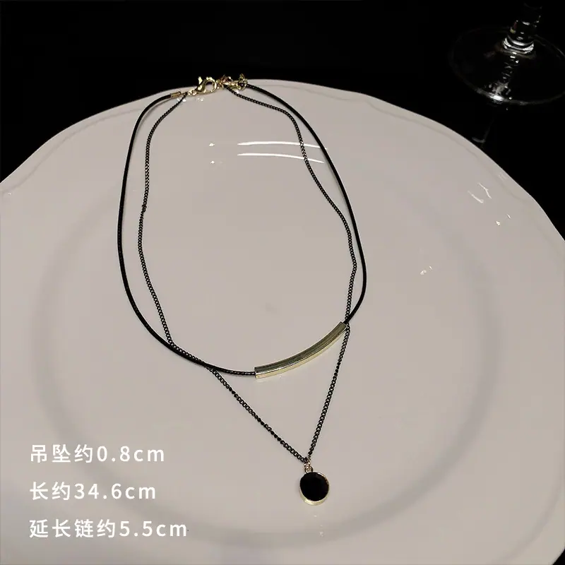 G0274弯管水晶项链