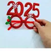 Gafas de decoración navideña traje festivo adulto niños regalo de Navidad suministros para fiestas accesorios para fotos
