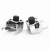 Soporte Lateral Interruptor de 2 Pines Horizontal Lado Soporte de Dos Pines Interruptor Táctil Restablecer Interruptor de Pequeño Electrodoméstico 6*6*5mm